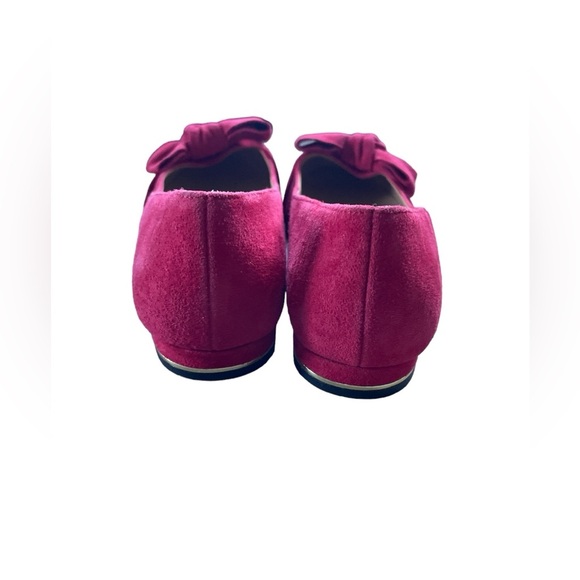 🔥Talbots Edison Bow Flats in Red Suede, Size 6.5 - Picture 4 of 10